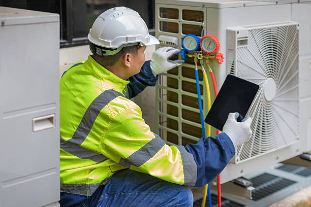 Professional Hvac Maintenance technician working in Johnson City, NY
